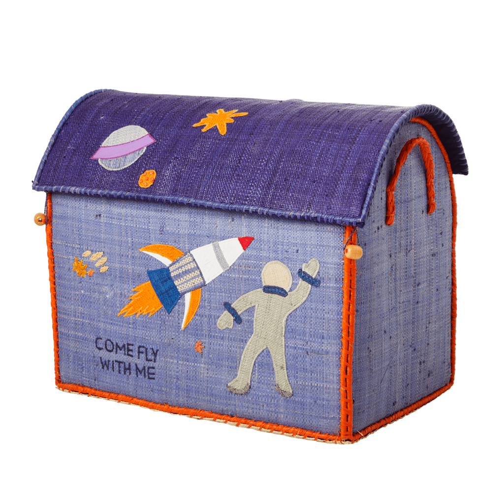 Rice Medium Raffia Basket Space