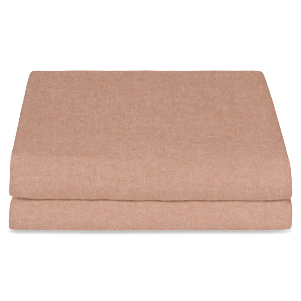 Cot Bundle Linen Fitted & Flat Sheet